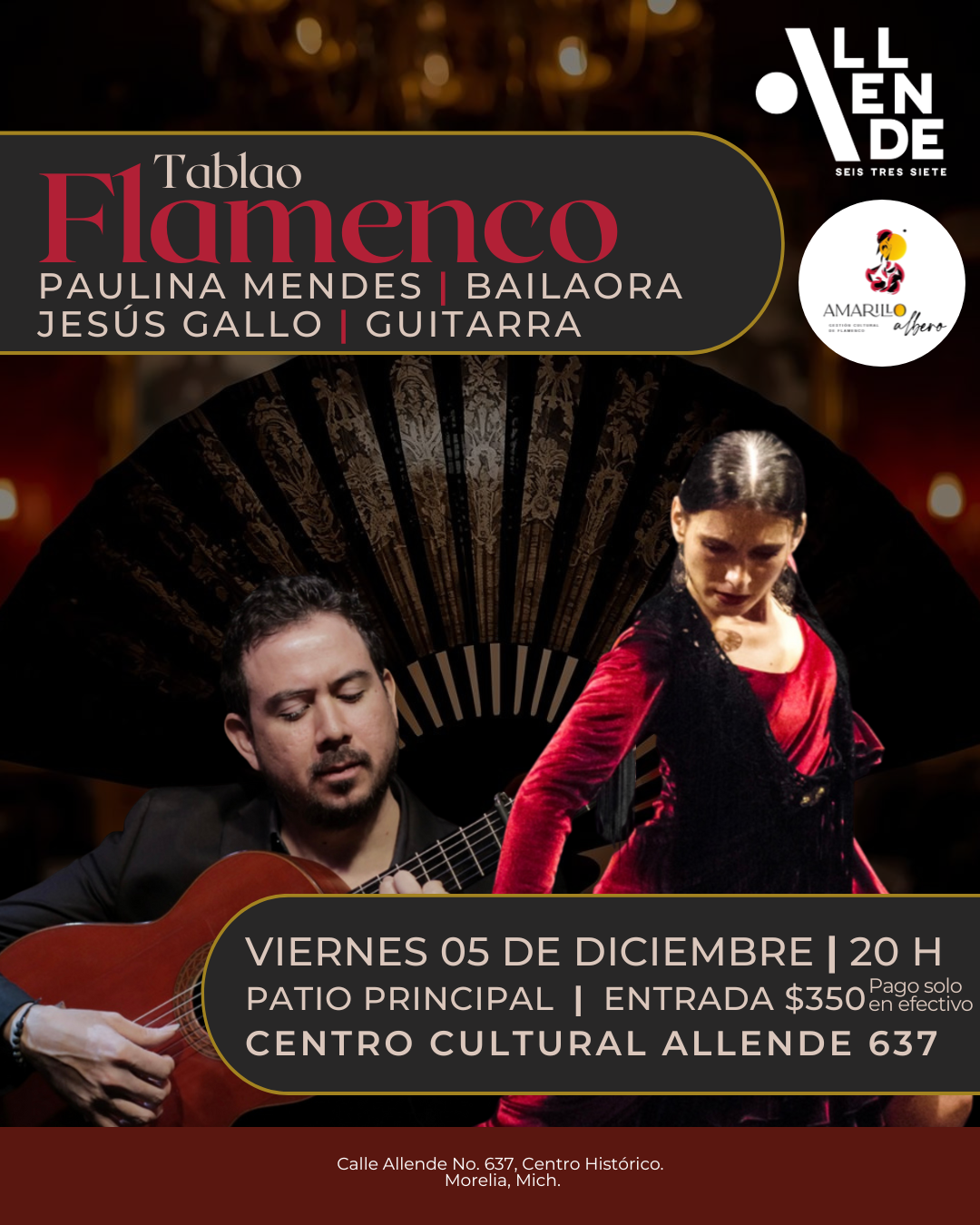 Noche de Tablao Flamenco / Paulina Mendes, bailaora - Jesús Gallo, guitarra